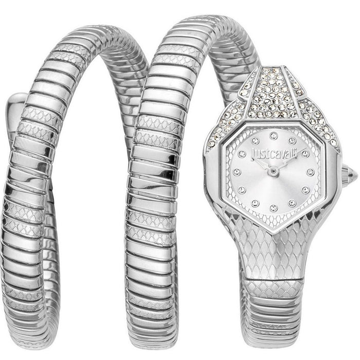Just Cavalli Women's Snake Grey Dial Watch - JC1L193M0015