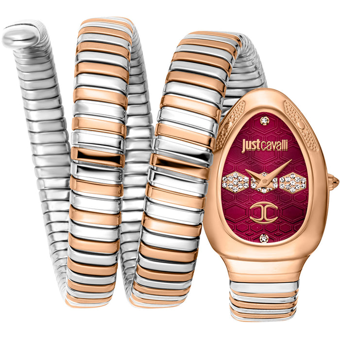 Just Cavalli Women's Cosenza Red Dial Watch - JC1L232M0065