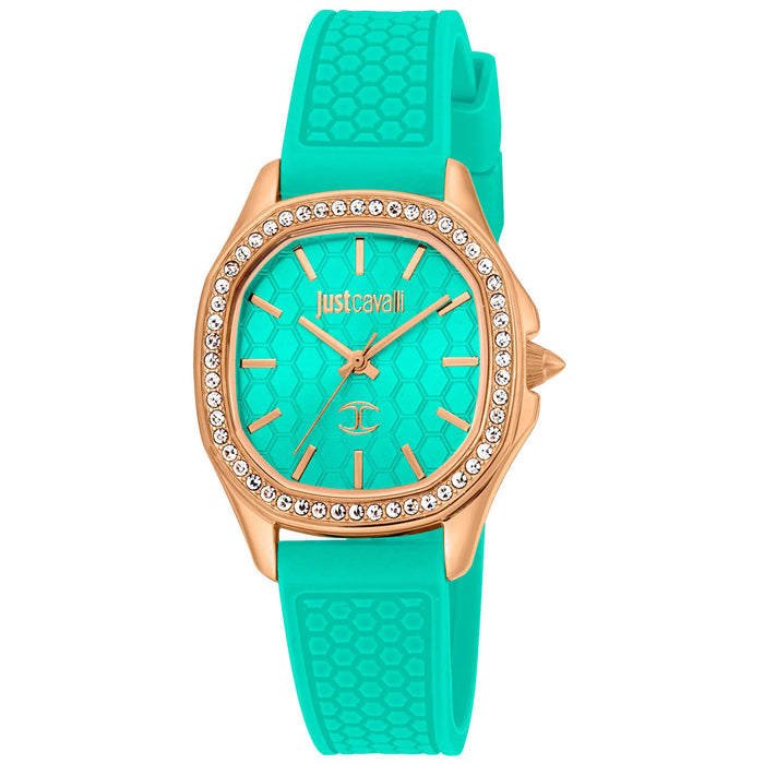 Just Cavalli Women's Glam Chic Turquoise Dial Watch - JC1L263P0035