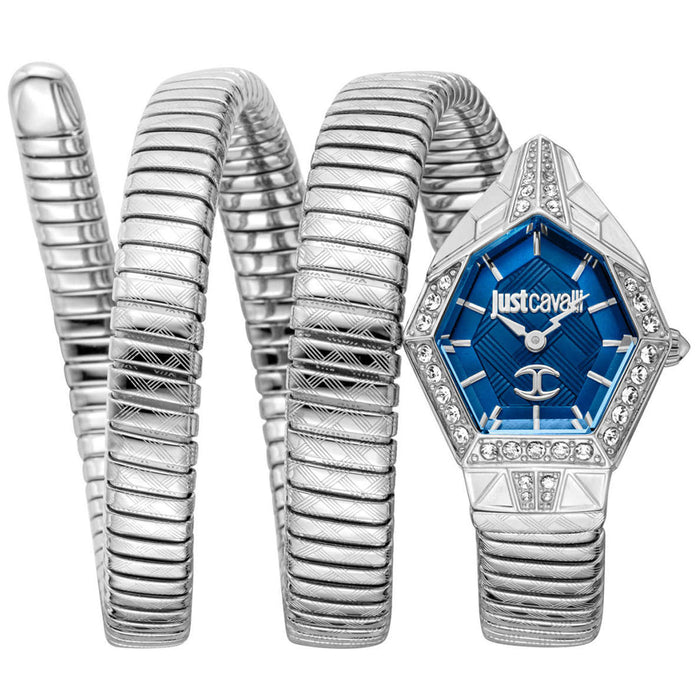 Just Cavalli Women's Mesmerizing Blue Dial Watch - JC1L304M0015
