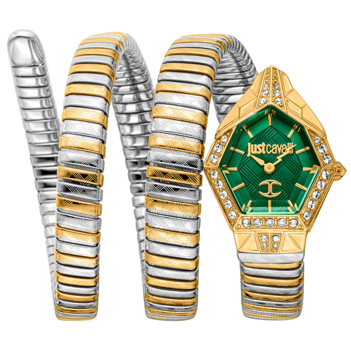 Just Cavalli Women's Mesmerizing Green Dial Watch - JC1L304M0065
