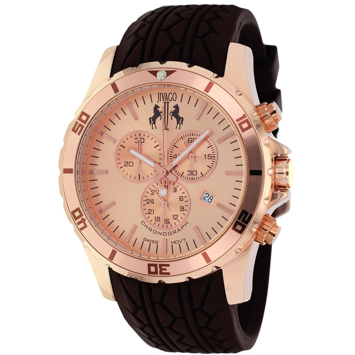 Jivago Men's Rose gold tone Dial Watch - JV0122