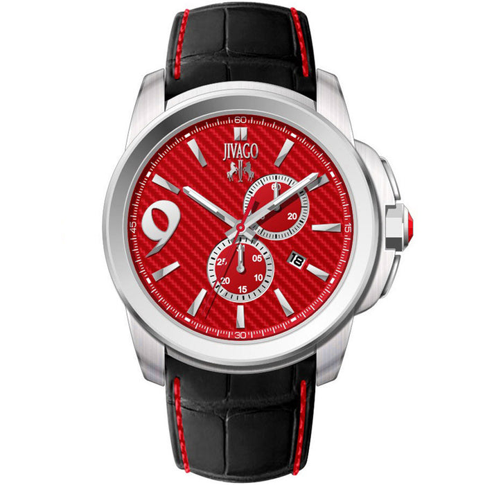 Jivago Men's Gliese Red Dial Watch - JV1519