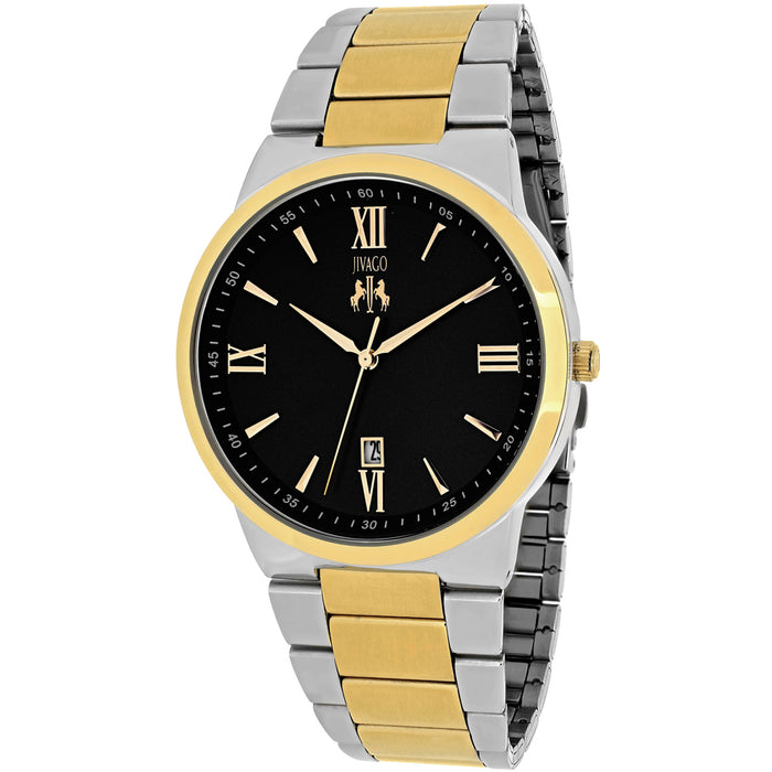 Jivago Men's Clarity Black Dial Watch - JV3513