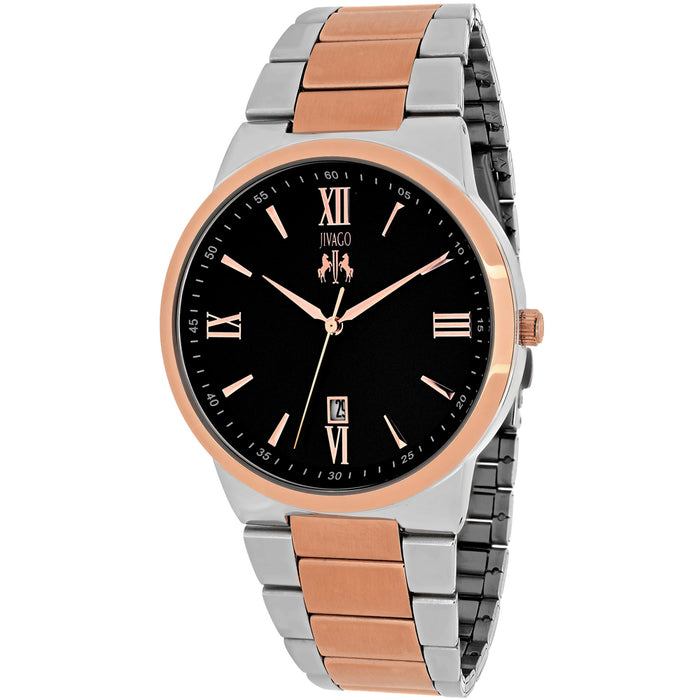 Jivago Men's Clarity Black Dial Watch - JV3515