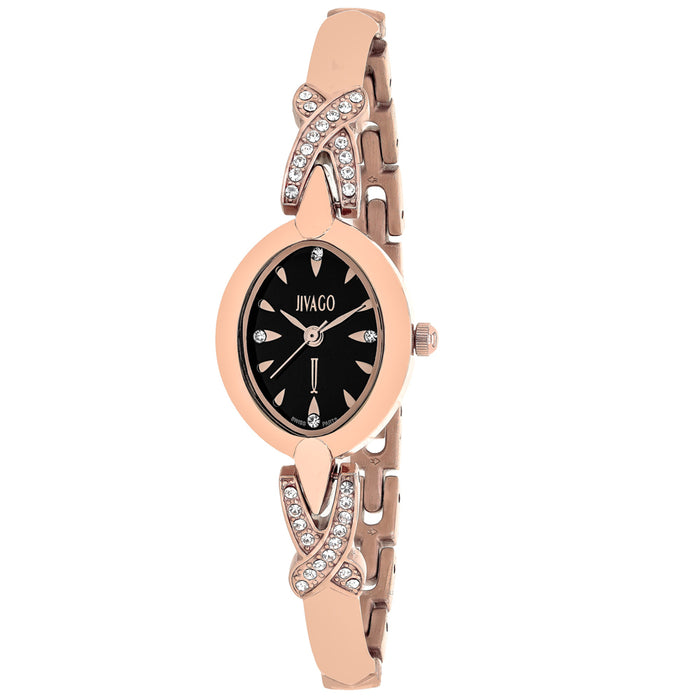 Jivago Women's Via Black Dial Watch - JV3613