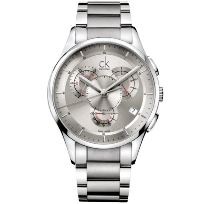 Calvin Klein Men's Basic Silver Dial Watch - K2A27193