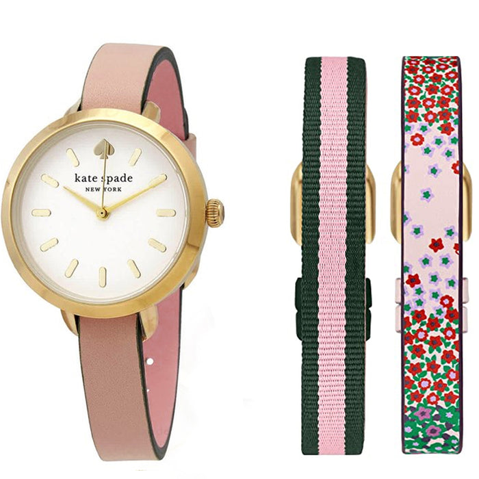 Kate Spade Women's Greene White Dial Watch - KSW1663SET