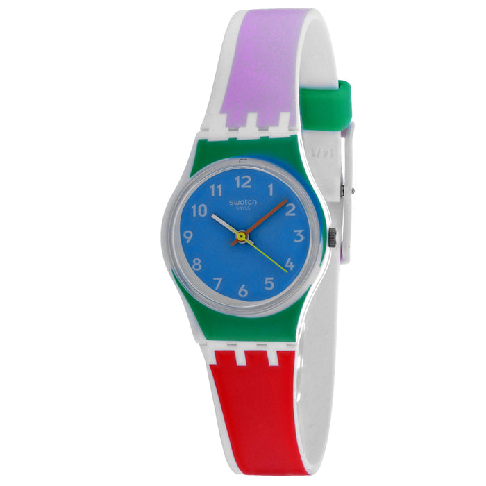 Swatch Women's Travers Blue Dial Watch - LW146