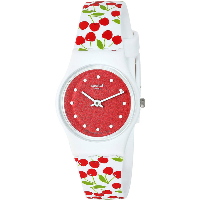 Swatch Women's Cerise Moi Red Dial Watch - LW167