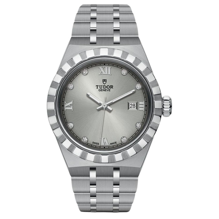 Tudor Women's Royal Silver Dial Watch - M28300-0002