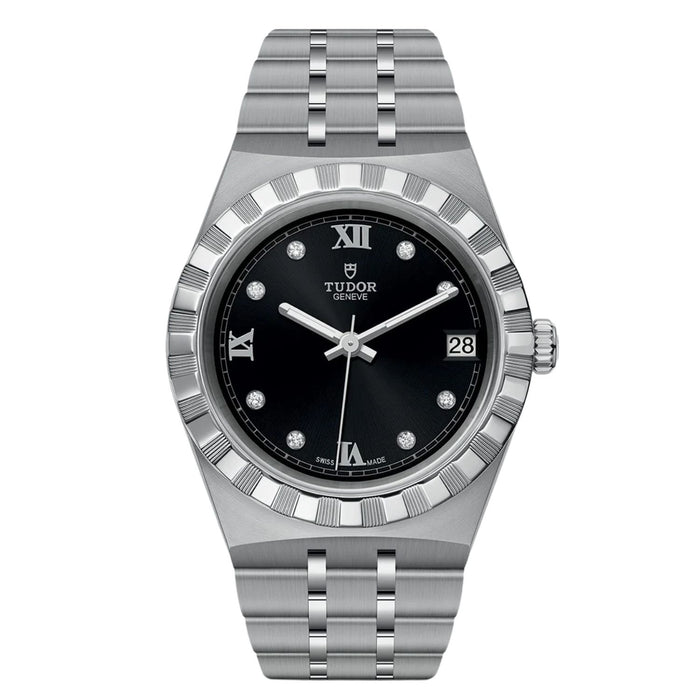 Tudor Women's Royal Black Dial Watch - M28400-0004