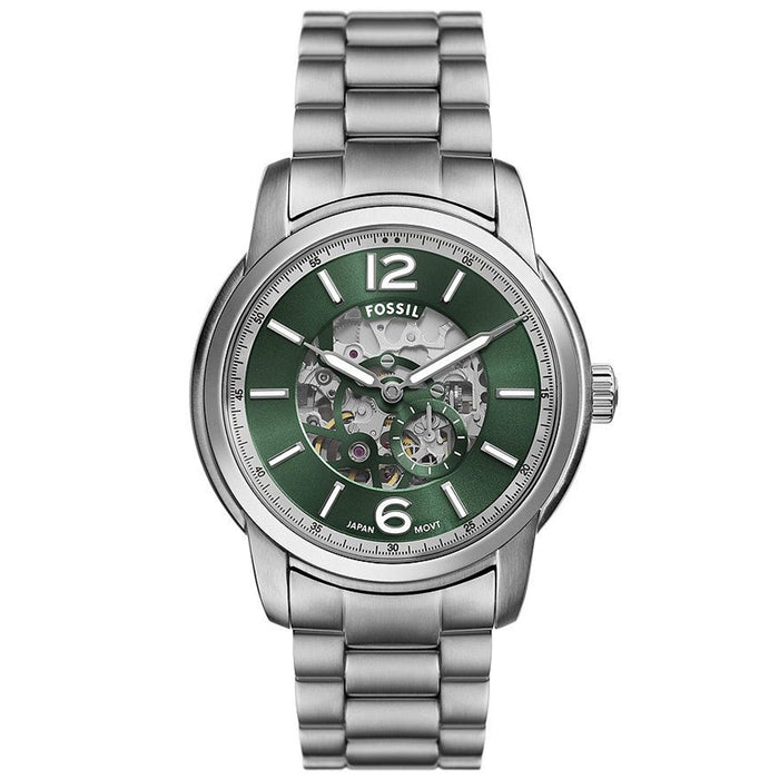 Fossil Men's Heritage Green Dial Watch - ME3262