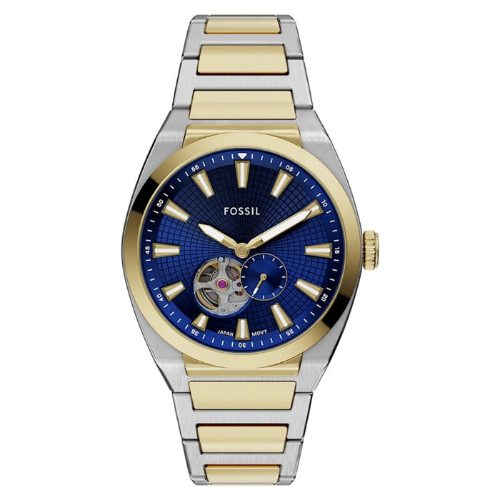 Fossil Men's Everett Blue Dial Watch - ME3275
