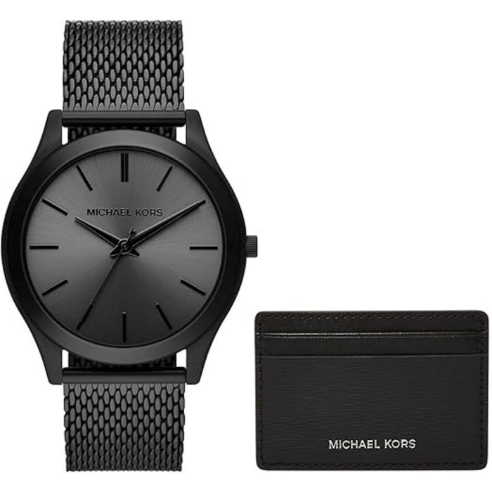 Michael Kors Men's Runway Gray Dial Watch - MK1085SET
