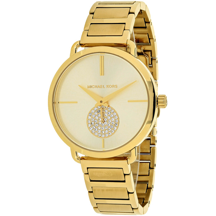 Michael Kors Women's Portia Gold Dial Watch - MK3639