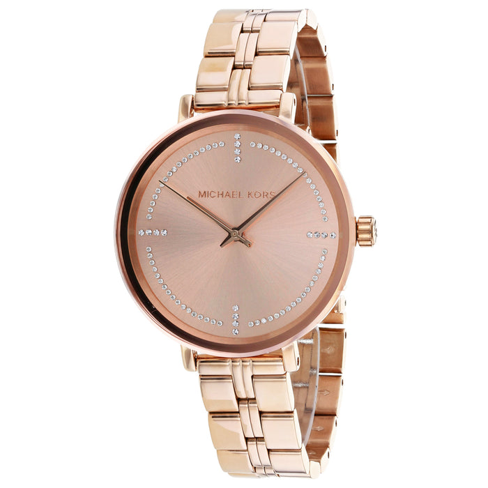 Michael Kors Women's Bridgette Rose gold Dial Watch - MK3793