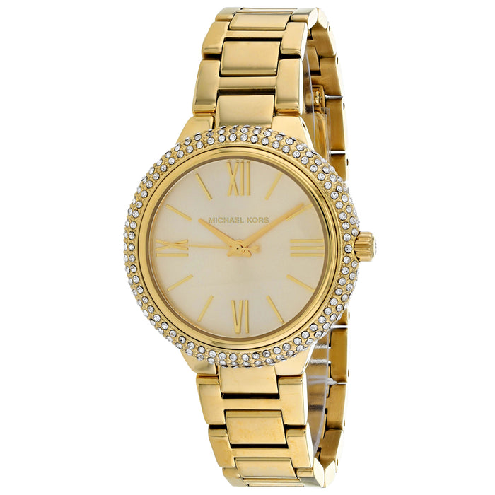 Michael Kors Women's Taryn Gold Dial Watch - MK4459