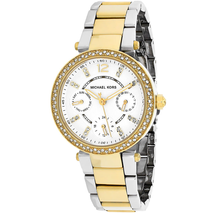 Michael Kors Women's Mini Parker Silver Dial Watch - MK6055