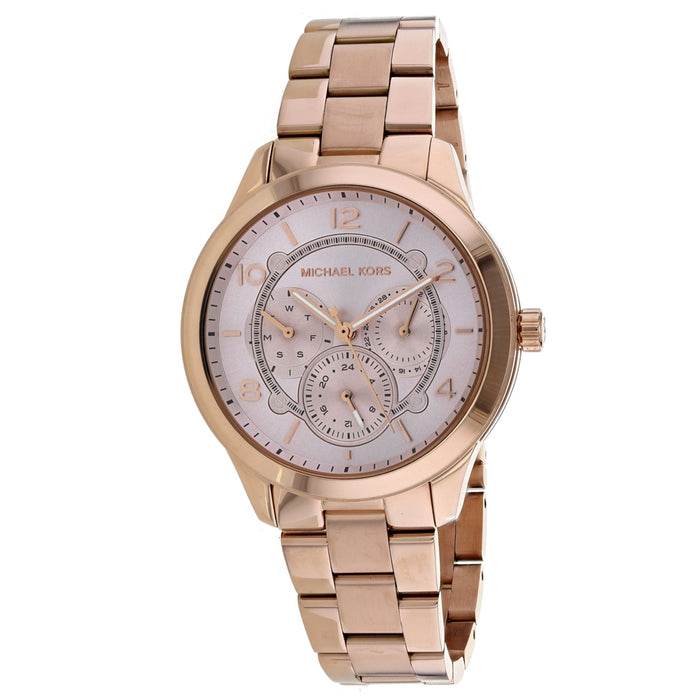 Michael Kors Women's Runway Rose Gold Dial Watch - MK6589