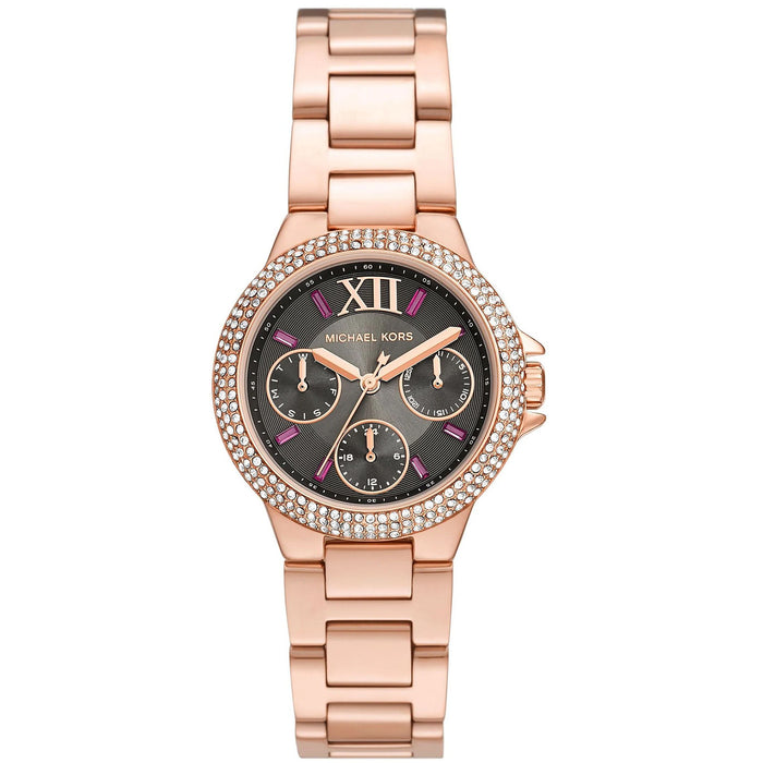Michael Kors Women's Camille Pave Green Dial Watch - MK6983
