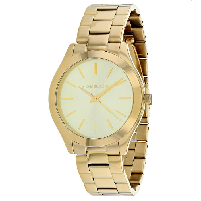 Michael Kors Men's Slim Runway Gold Watch - MK8671