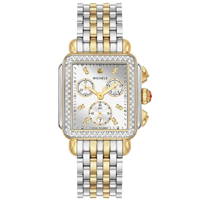 Michele Women's Deco Silver Dial Watch - MWW06A000805