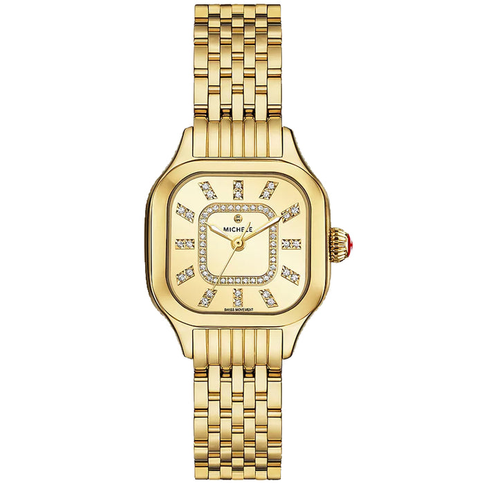 Michele Women's Meggie Gold Dial Watch - MWW33B000013