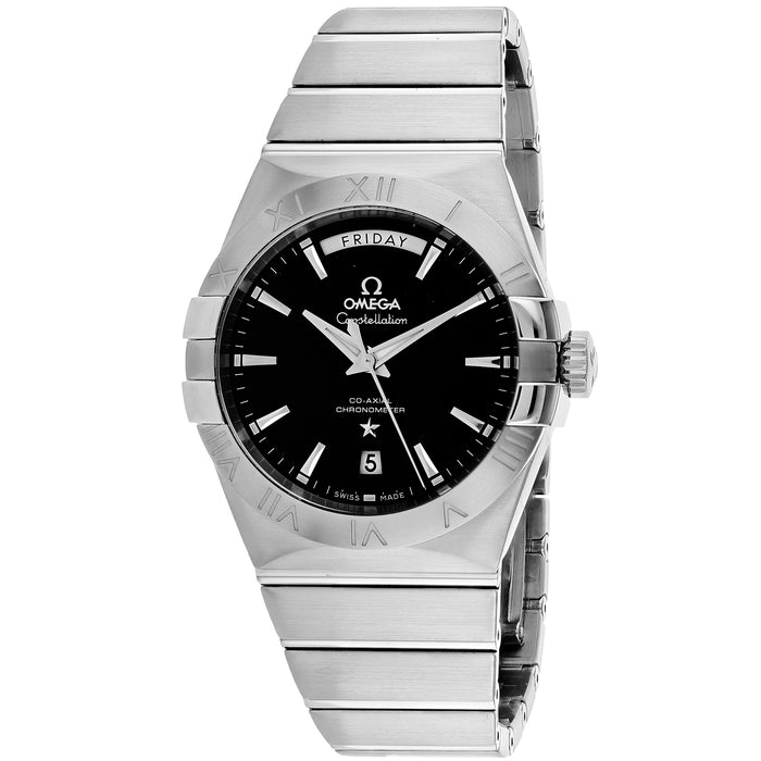 Omega Men's Constellation Black Dial Watch - O12310382201001