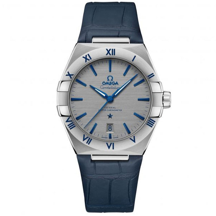 Omega Men's Constellation Grey Dial Watch - O13113392006002
