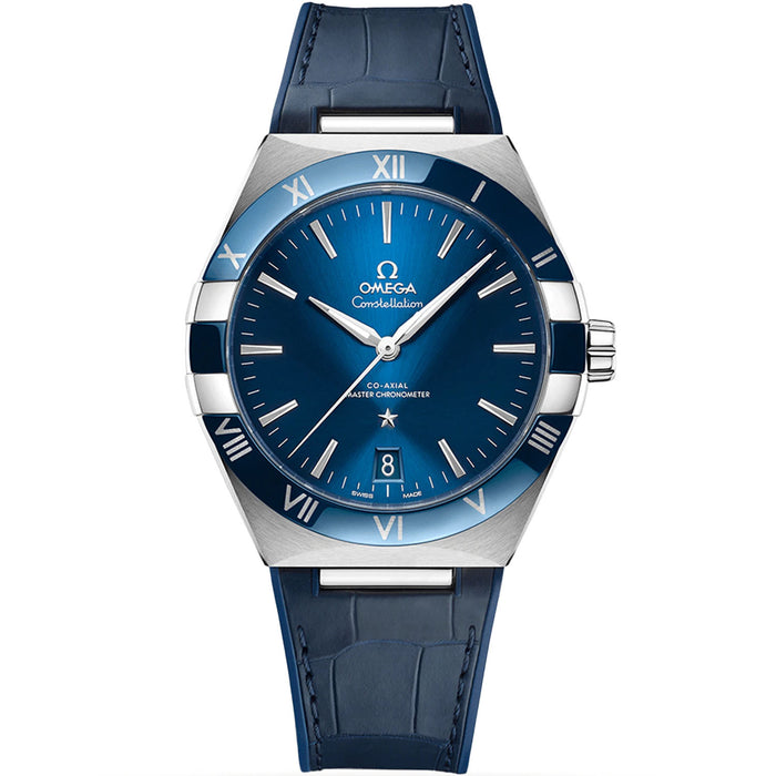 Omega Men's Constellation Blue Dial Watch - O13133412103001