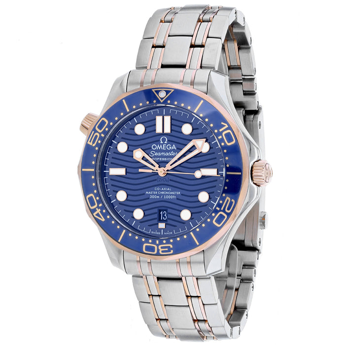 Omega Men's Diver Blue Dial Watch - O21020422003002