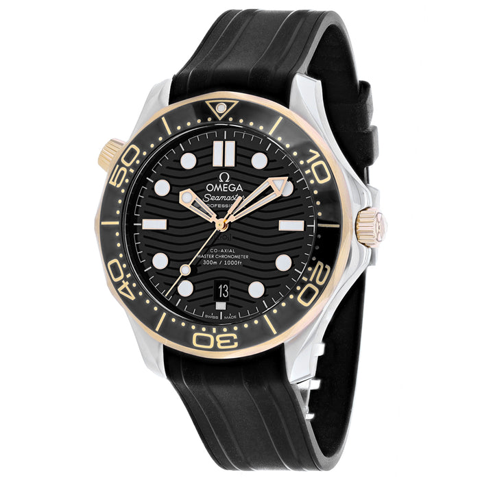 Omega Men's Seamaster Black Dial Watch - O21022422001001
