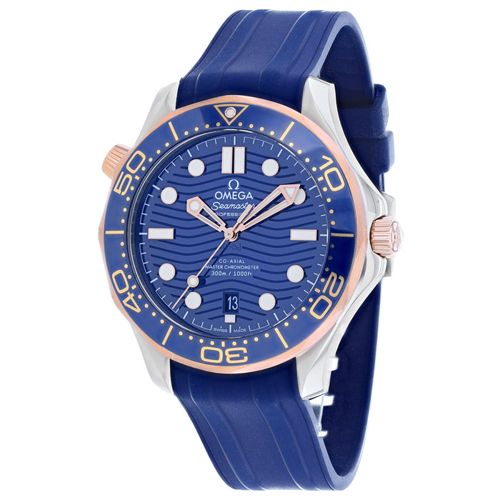 Omega Men's Seamaster Blue Dial Watch - O21022422003002