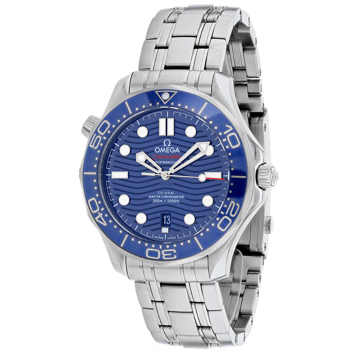 Omega Men's Diver Grey Dial Watch - O21030422003001