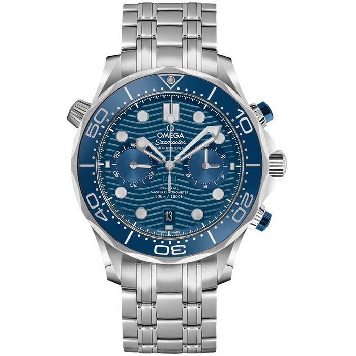 Omega Men's Seamaster Blue Dial Watch - O21030445103001