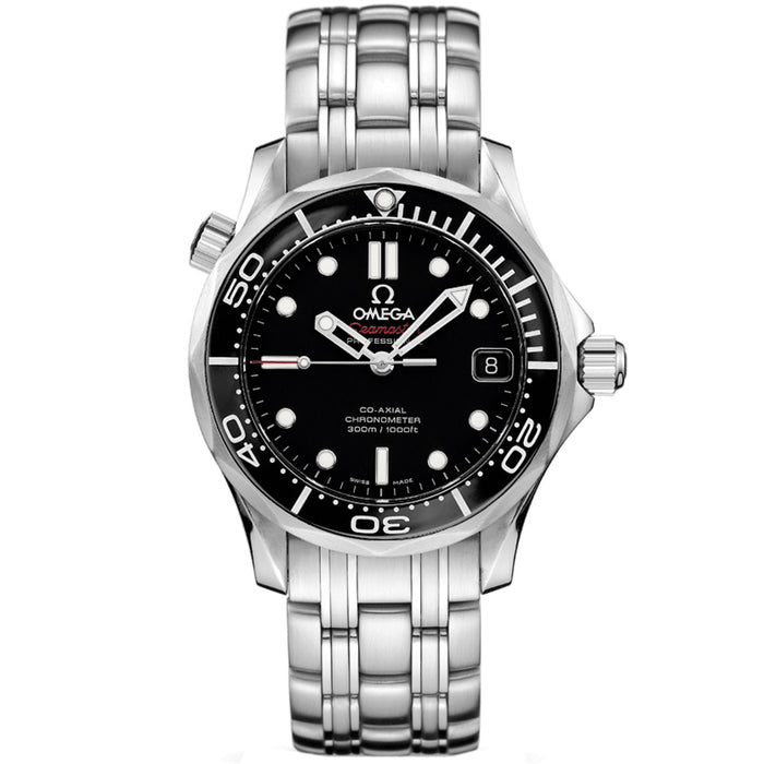 Omega Men's Seamaster Black Dial Watch - O21230362001002