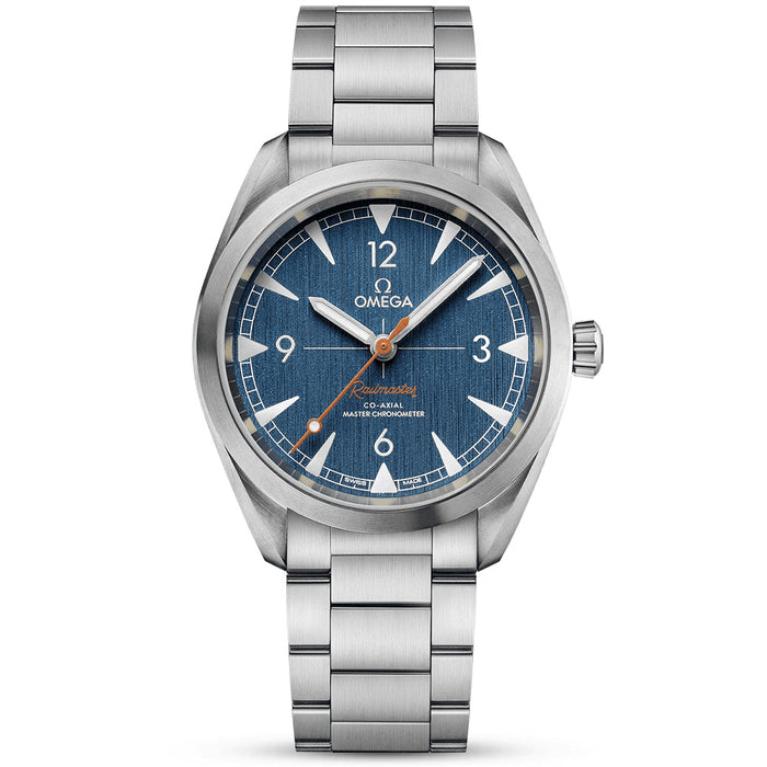 Omega Men's Rail Master Blue Dial Watch - O22010402003001