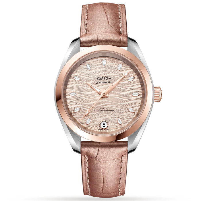 Omega Women's Seamaster Beige Dial Watch - O22023342059001