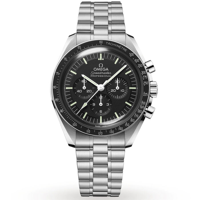 Omega Men's Moonwatch Black Dial Watch - O31030425001001