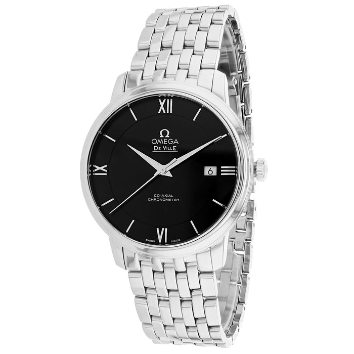Omega Men's De Ville Prestige Black Dial Watch - O42410402001001