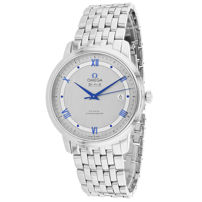 Omega Men's De Ville Prestige Silver Dial Watch - O42410402002001