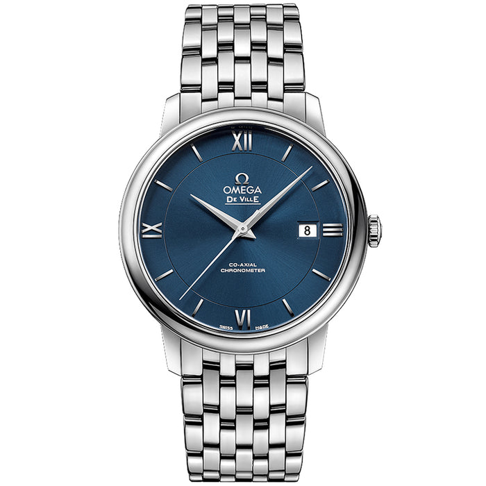 Omega Men's Prestige Blue Dial Watch - O42410402003001