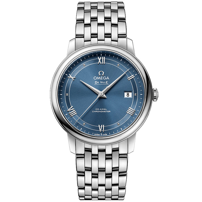 Omega Men's Prestige Blue Dial Watch - O42410402003002