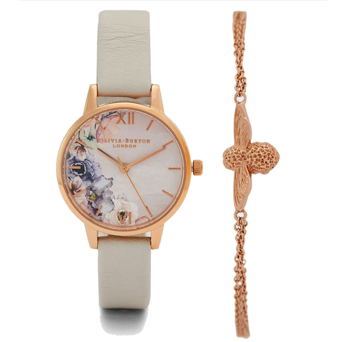 Olivia Burton Women's Blush Pink Dial Watch - OB16GSET21