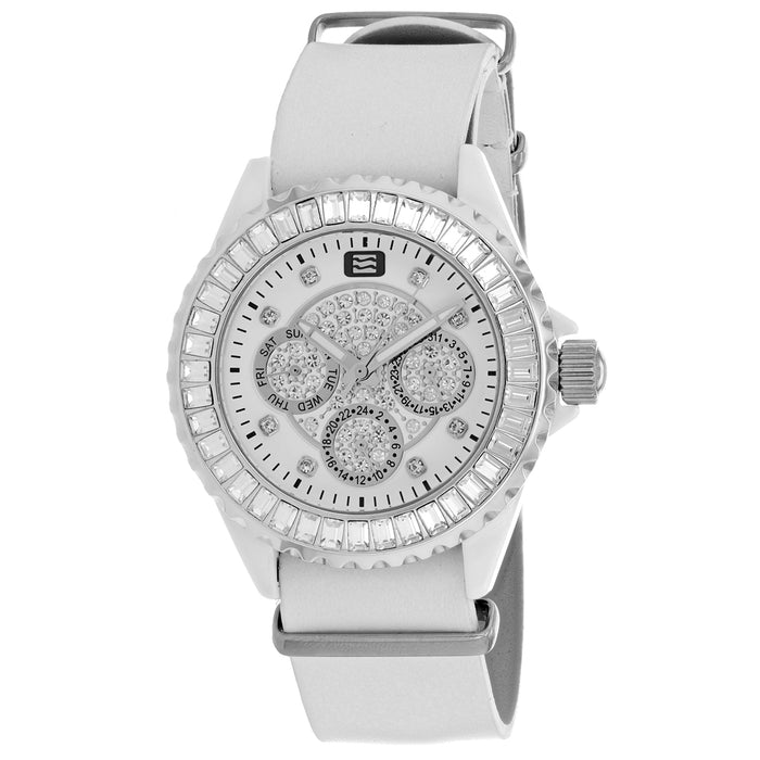 Oceanaut Women's Ceramic White Dial Watch - OC0213CL