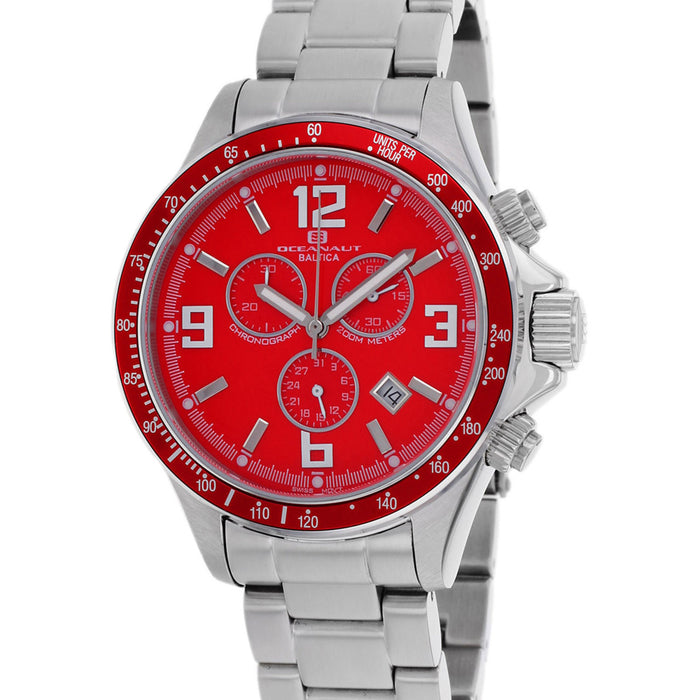 Oceanaut Men's Baltica Red Dial Watch - OC3322