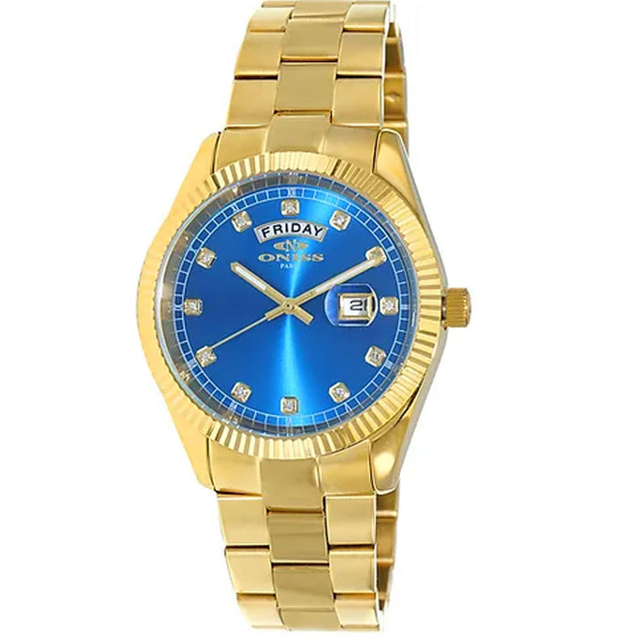 Oniss Men's Admiral Blue Dial Watch - ON3881-MBBU