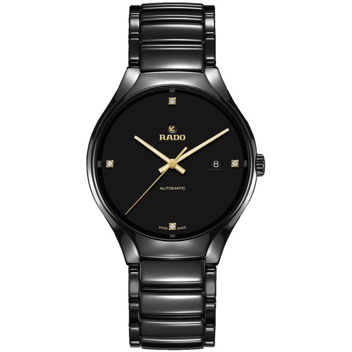 Rado Men's True  Black Dial Watch - R27056712