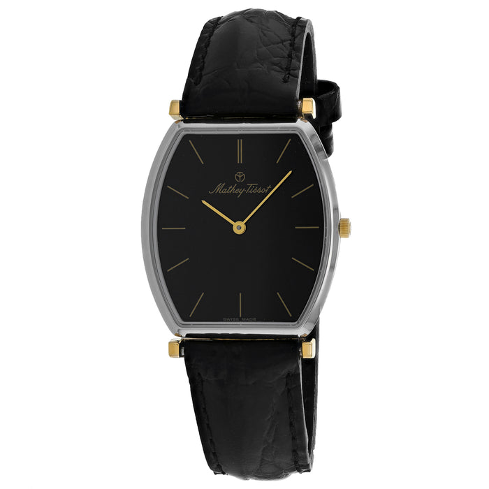 Mathey Tissot Women's Classic Black Dial Watch - S100BN